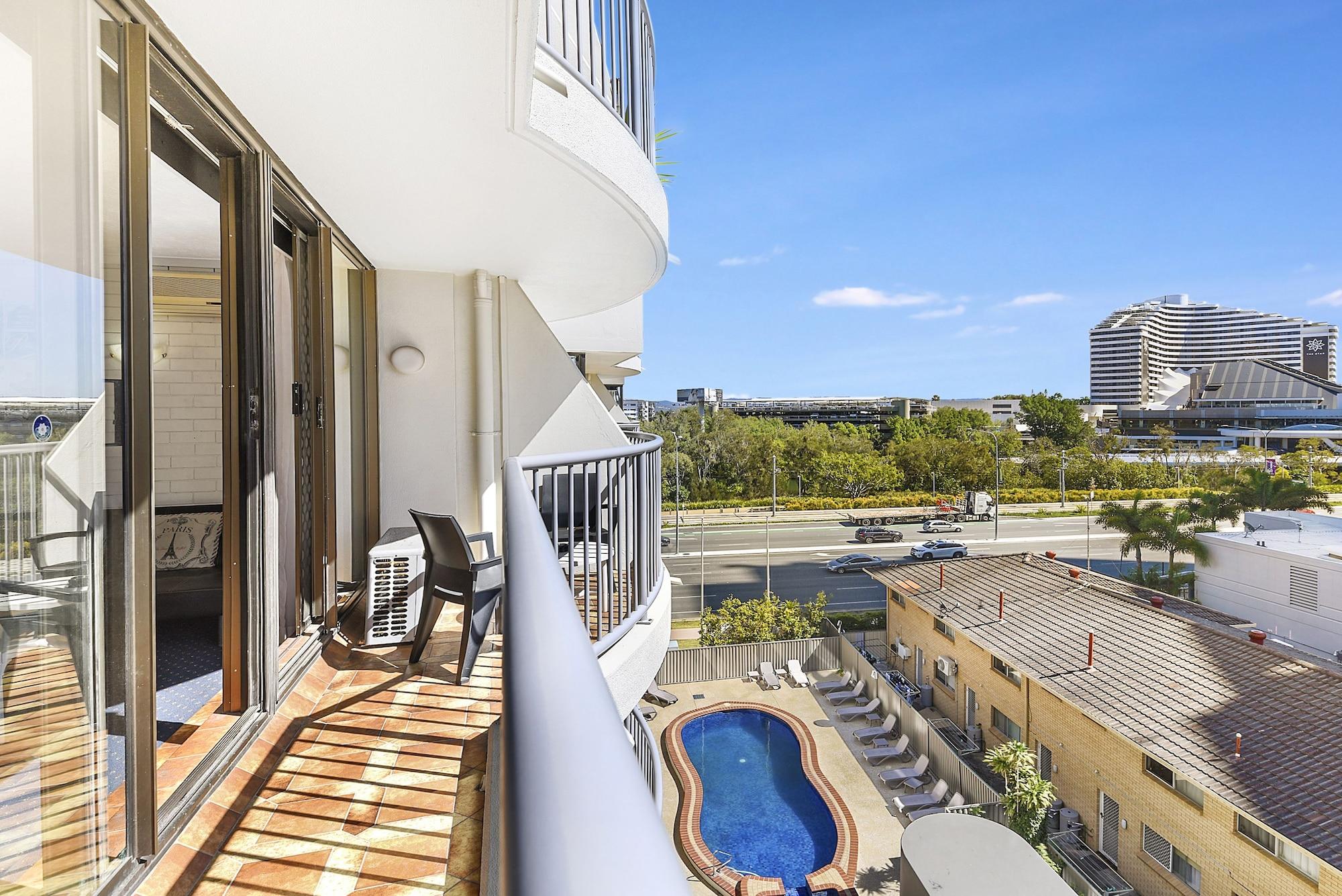 Broadbeach Travel Inn Apartments Gold Coast Kültér fotó